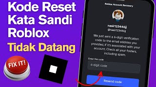 Kode Reset Kata Sandi Roblox Tidak Muncul | Perbaiki Masalah Kode Verifikasi Roblox (2025) screenshot 2