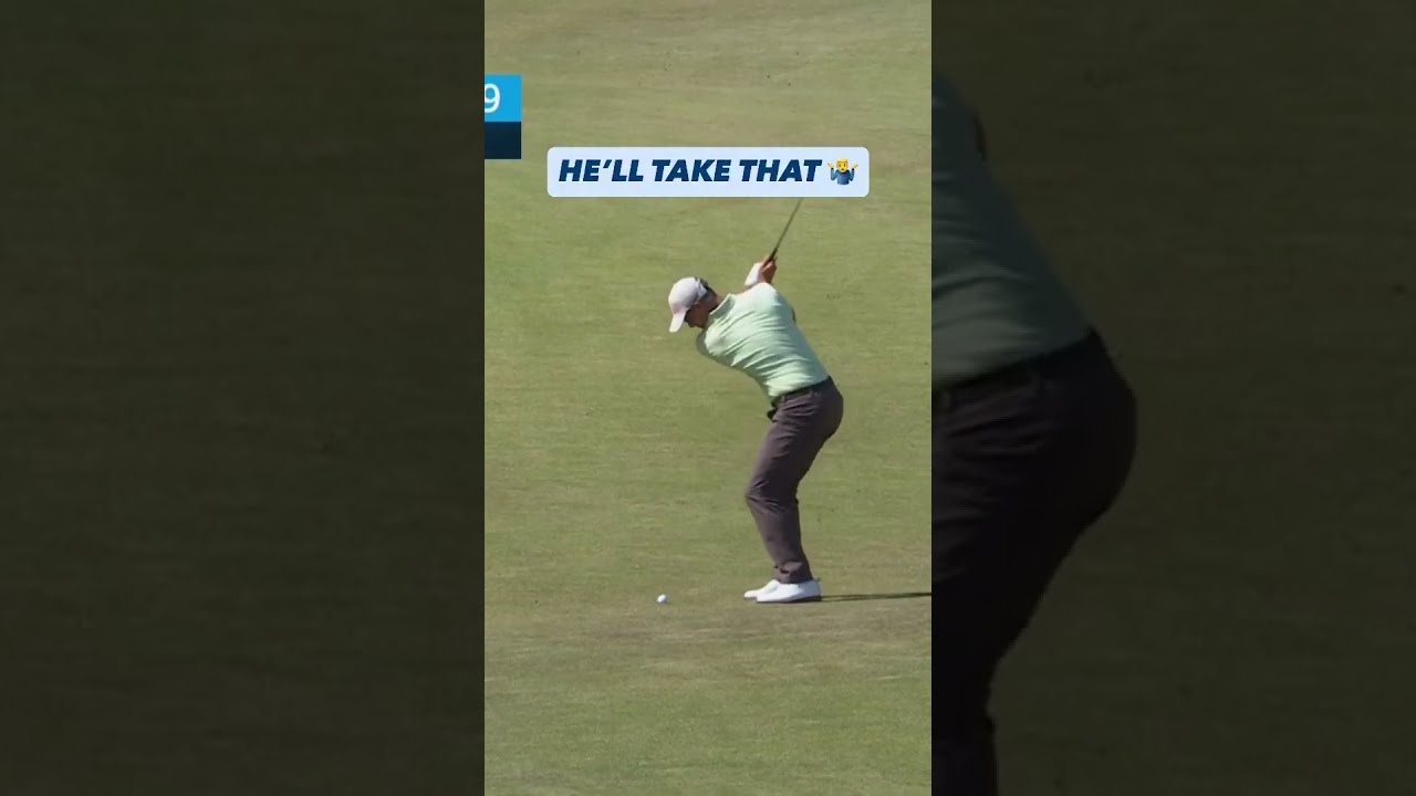 A little disbelief from Adam Scott 😅🤷‍♂️