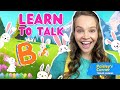 Learn to talk bunny special w surprise eggs  learn colors  counting  toddler learnings