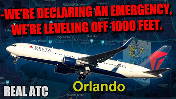 Engine Failure After Takeoff. DELTA Boeing 767-300. REAL ATC