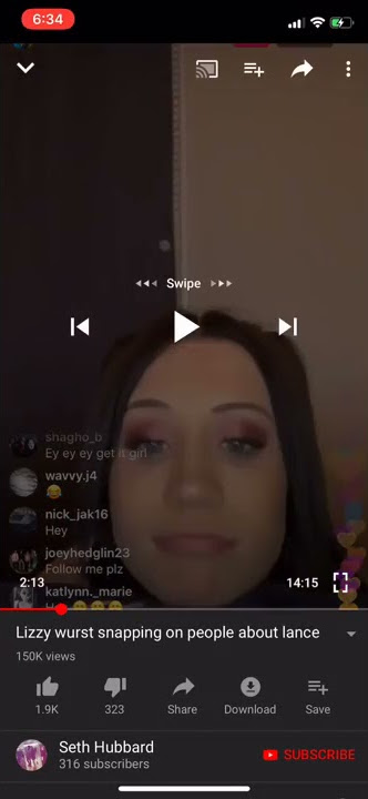 Lizzy wurst sucking dick on live (must watch) 😱😱😱😨😳😳😳