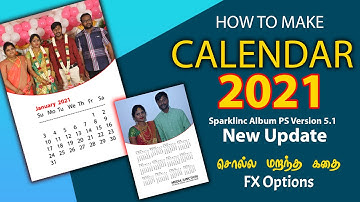 How to Make Calendar 2021 with Photoshop l 5 Minutes
