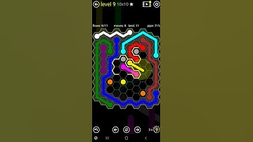 How To Solve Flow Free Hexes Tangle Pack Level 9 10x10 Hard Board Walk Through Solution Walkthrough