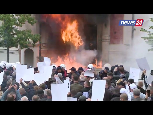 Protesta para Bashkisë së Tiranës, reagojnë ambasadat në Tiranë: Dhuna nuk është e justifikueshme