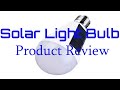 Solar Rechargeable Light Bulb  review [Tagalog]