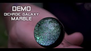 Dichroic Galaxy Marble Demo