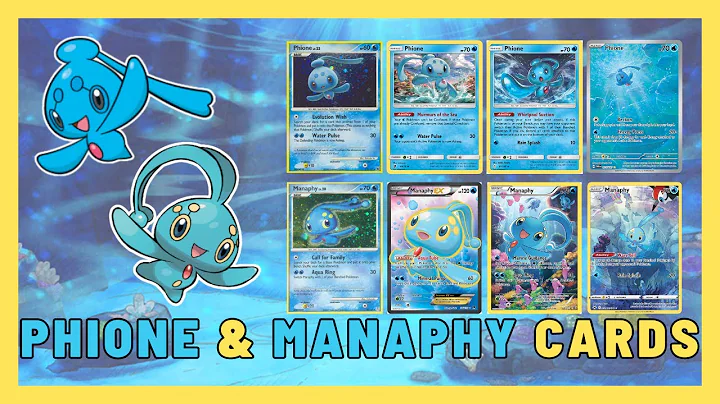 Every Phione & Manaphy Pokemon Card #Phione #Manaphy #PokemonTCG #489 #490