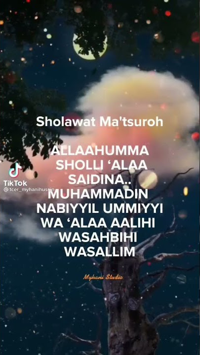 Sholawat Ma'tsuroh