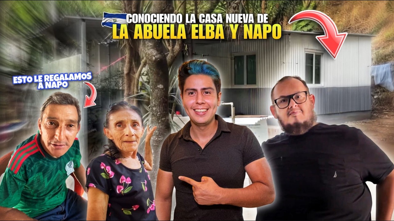 VISITANDO A LA ABUELA ELBA Y LE REGALAMOS ESTO A NAPO 