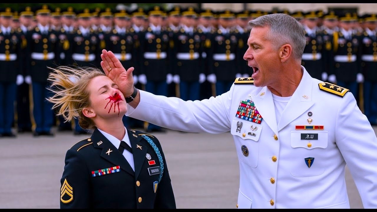 You Brat Marine Admiral Hit Her, Before 2,000 Soldiers-he didn't know she was a legendary Navy Seal.