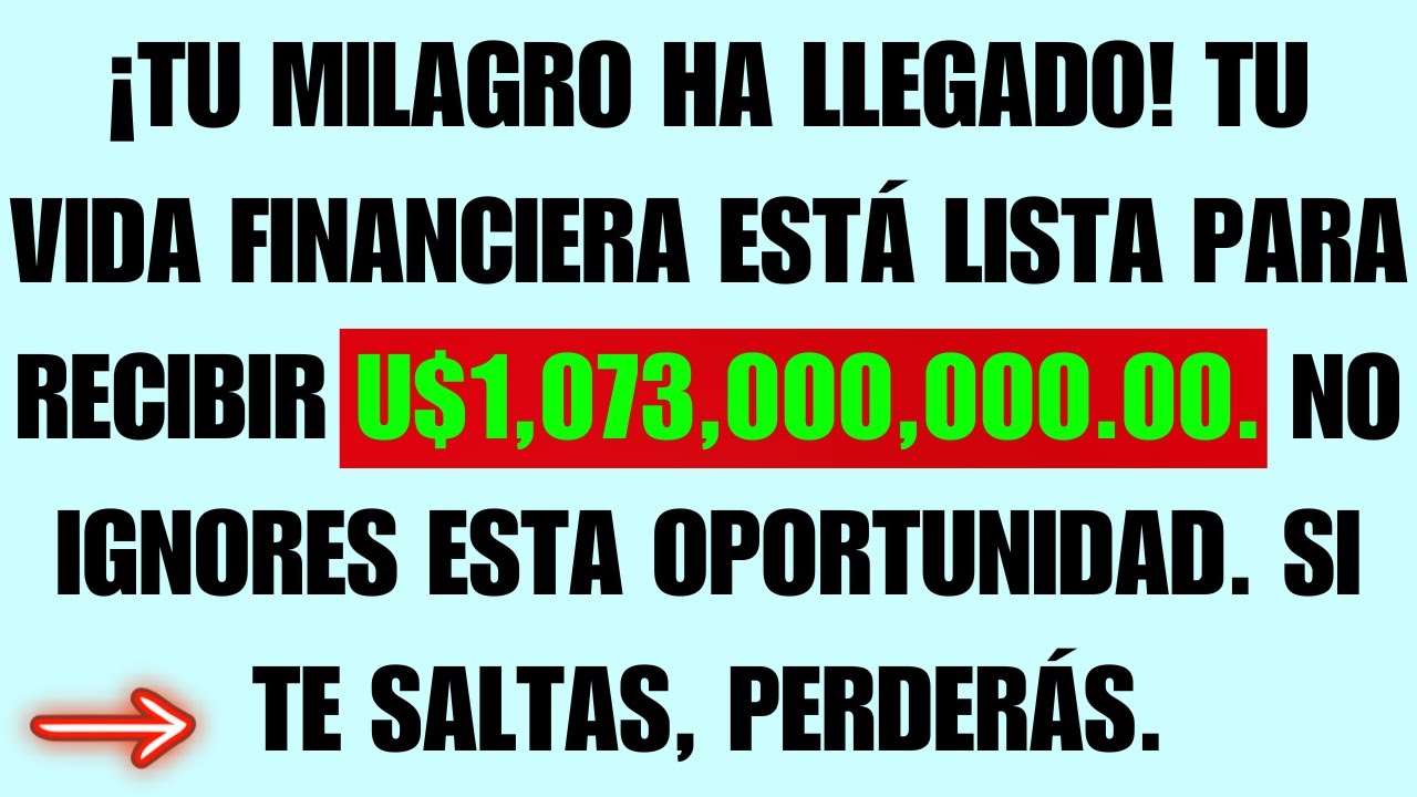 💵 DIOS DICE! ¡TU VIDA FINANCIERA ESTÁ A PUNTO DE CAMBIAR – CREÉLO ...