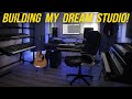 BUILDING MY DREAM STUDIO *Ultimate Transformation* | My Dream Music Production Studio Tour 2020