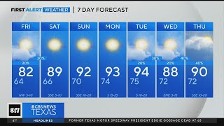 North Texas has been experiencing above average rainfall