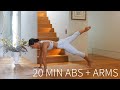 20 MINUTE ABS & ARMS WORKOUT | At-Home Pilates  #StayHome #WithMe