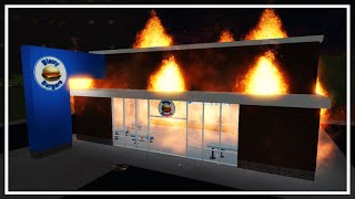 Bloxy Burgers has been subject to a major fire! The entirety of the  building has been destroyed. A temporary van is located across the…