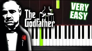 The Godfather Theme - VERY EASY Piano Tutorial for beginners by Plutax chords