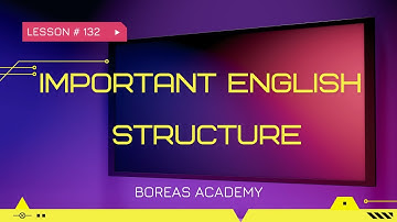 Important English structures | Advanced English structures | English structures | By Ameer Ali