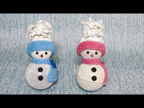 Video: DIY Noel Dekoru: çoraplardan Yapılmış Bir Kardan Adam