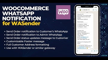WA Sender WA Gateway - WooCommerce Order Whatsapp Notification Plugin