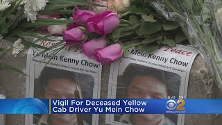 Vigil Held For Deceased NYC Cabbie