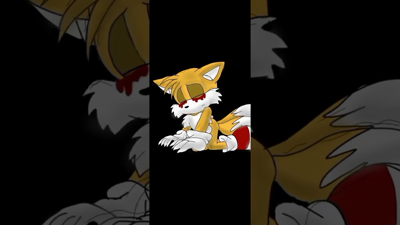 X 上的Liya Foxy：「Tails.exe, Inner, Tails) My favorite💛🦊. I enjoyed drawing  him:} #Tails #SonicexeNBR #SonicexeNB I don't know how to write  hashtags.💀💀  / X