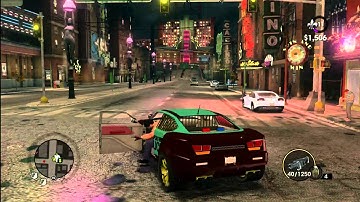 Saints Row The Third Robbing part 2. Gameplay Commentary