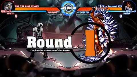NAO THE PALE KILLER (12p) vs O. Kyo Kusanagi Lv3 (12p) | KOF MUGEN