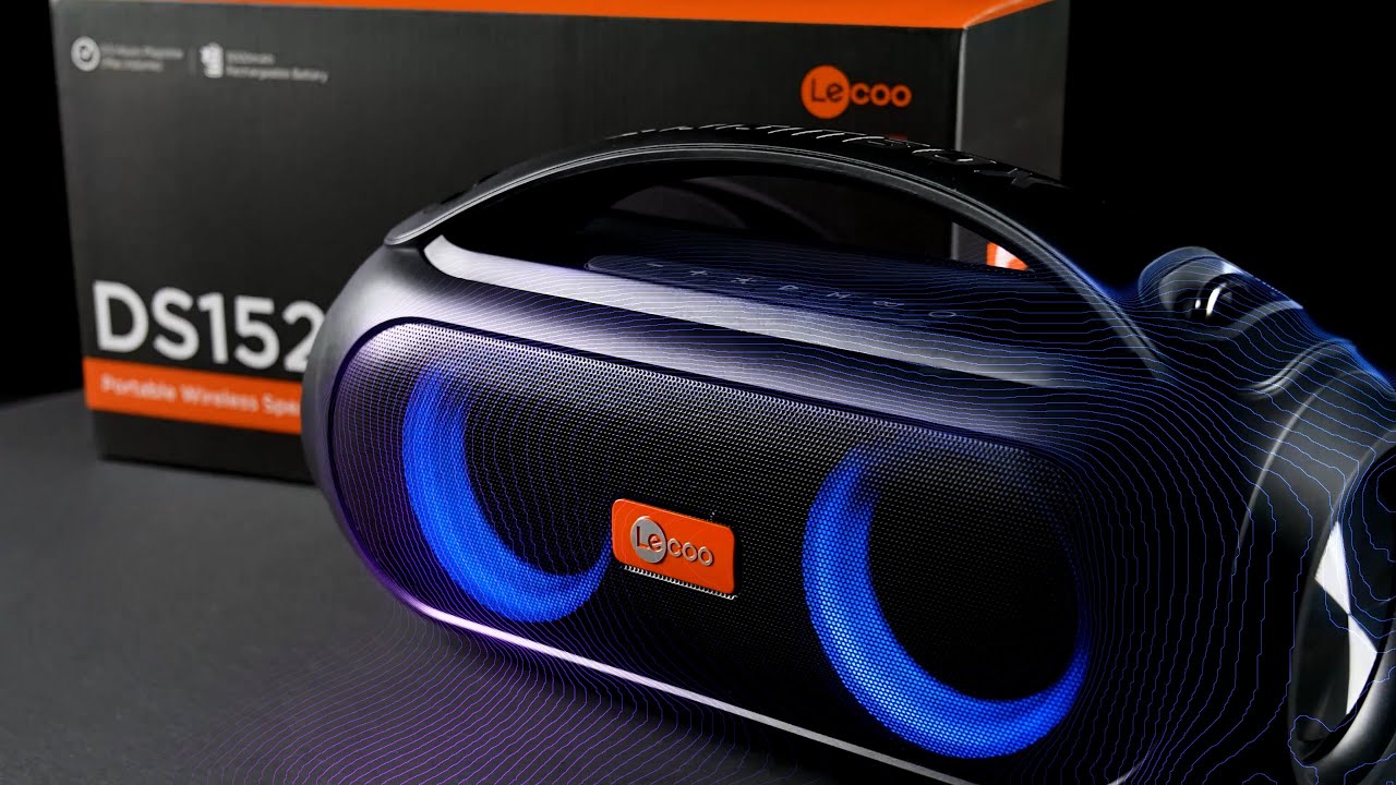 Lecoo DS152 Boombox RGB Bluetooth 5.1 Stereo 36W IPX5 TWS
