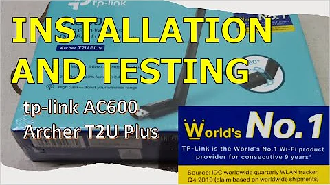 Tp-link AC600 Archer T2U Plus Installation and speed test with Unifi 100Mbps - Part 2