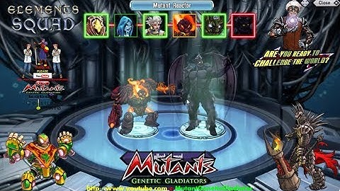 Mutant Genetic Gladiator : Element Squad Reactor Mutant Completed 