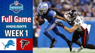 Detroit Lions vs Atlanta Falcons Final Game Full Highlights | NFL Preseason Highlights 2025