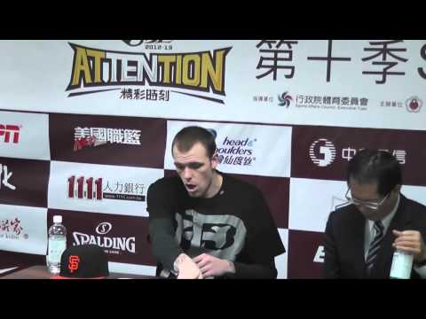 [DVxSBL賽後記者會] 達欣 VS.金酒、台銀 VS.台灣大-2012.12.21