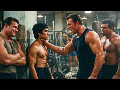 Bruce Lee CORNERED by 3 BODYBUILDERS "You'll experience real PAIN now" — Ended in 7 seconds
