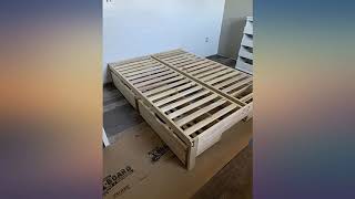KD Frames Nomad Platform Natural Poplar Bed - Queen review