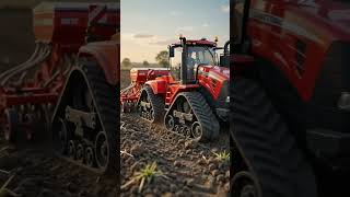 RC Tractor Seed drill on American Field Look Realstic