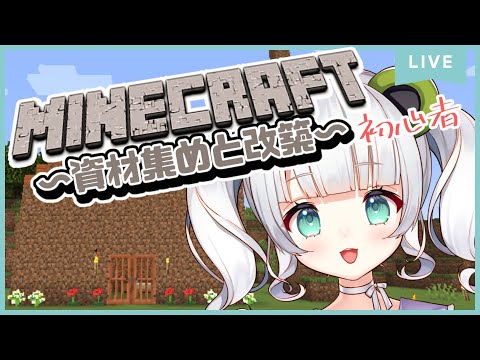 【MINECRAFT】初心者が建築した家を改築する！平和！【‬Vtuber/ #笹野茶々】