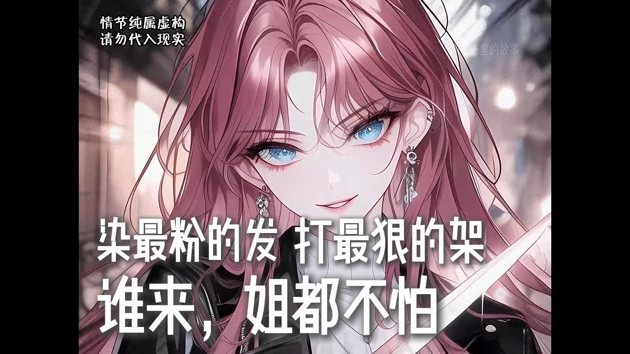 染最粉的发，打最狠的架谁来，姐都不怕 #书荒推文 #故事分享 #好文 #情感