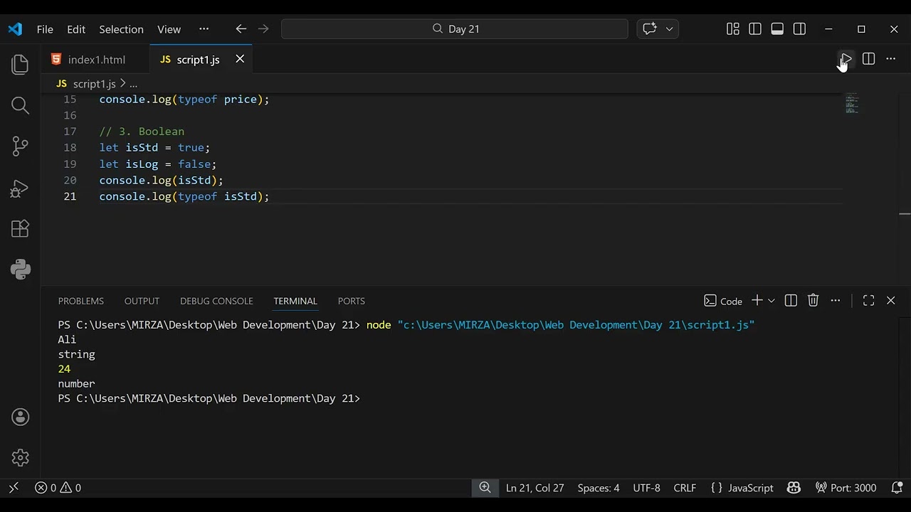 Learn Data Types in JavaScript | Primitive & Non-Primitive Explained