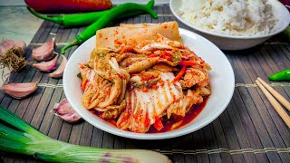 طريقة عمل الكيمتشي الكوري How to make easy kimchi at home 김치