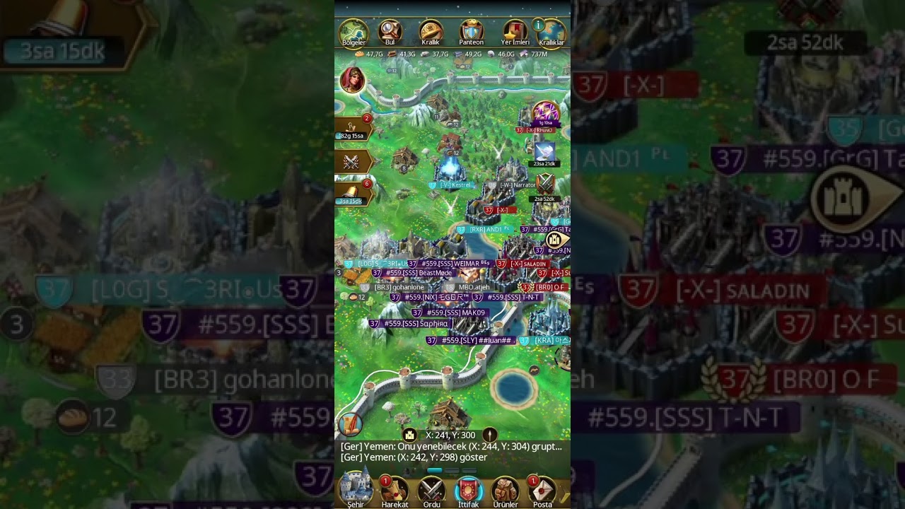 March of Empires the best RVR. 1 vs 20 war. follow: @Hackney-Atlantis-MoE  #camp #war #gaming #viral