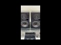 Pair of polk audio t15 home theater bookshelf speakers black  8 ohms 100 watts test