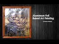 Quick and Easy Aluminum Foil Raised Art Painting- Aluminium Painting Technique