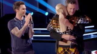Gwen and Blake - Funny and Sweet Moments - part 3 - The Voice