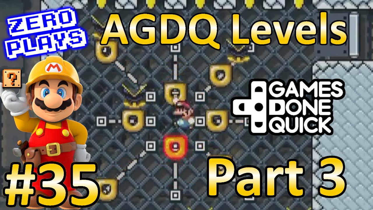 AGDQ 2016 Levels #3 | Super Mario Maker part 35
