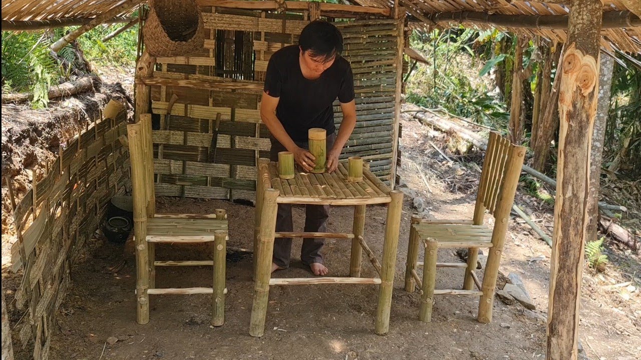 Make Bamboo Tables And Chairs, Survival Instinct, Rainforest Wilderness