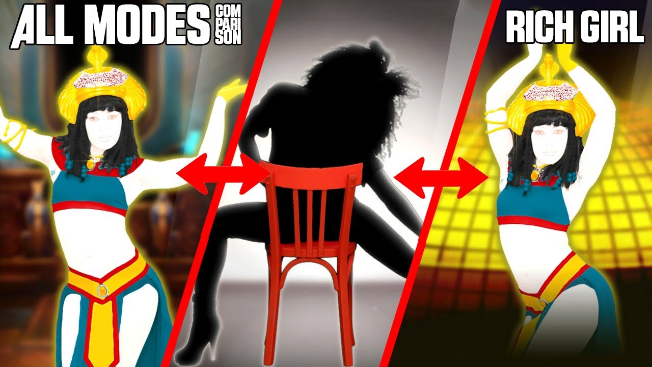 JUST DANCE COMPARISON - RICH GIRL [ALL MODES]