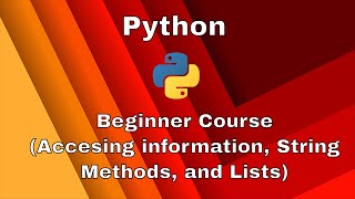 Learn Python - Full Course for Beginners 2022 (Part 3)