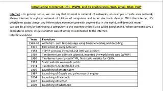 class 12 IP ch-4 Internet, URL, WWW, email