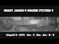 MARY JANES !! MAISIE PETERS !! HOW TO PLAY CHORDS TUTORIAL GUITAR