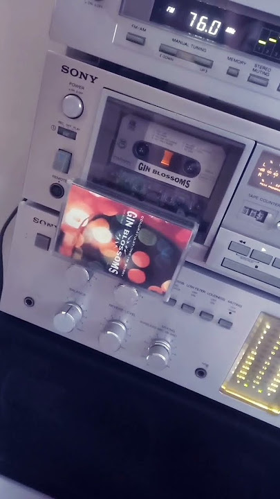 #ginblossoms #cassette #cassettetape #tapedeck #analog